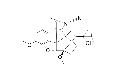 Fraction 4 (20-tert-Butyl-N-cyano-.beta.-dihydrothevinol)