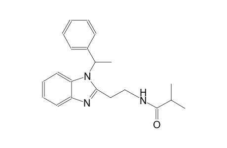 propanamide, 2-methyl-N-[2-[1-(1-phenylethyl)-1H-benzimidazol-2-yl]ethyl]-