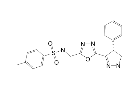 2-(PARA-METHYL-PHENYLSULFONYLAMINOMETHYL)-5-(4-PHENYL-4,5-DIHYDRO-1H-PYRAZOL-3-YL)-1,3,4-OXADIAZOLE