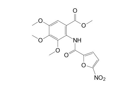 N-(5-nitro-2-furoyl)-3,4,5-trimethoxyanthranilic acid, methyl ester
