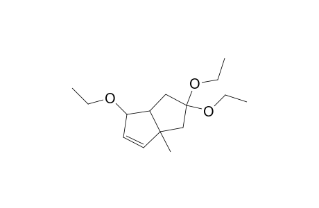 Pentalene, 1,5,5-triethoxy-1,3a,4,5,6,6a-hexahydro-3a-methyl-, (1.alpha.,3a.alpha.,6a.alpha.)-