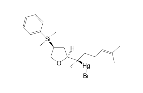 (2S,4S)4-(Dimethylphenylsilyl)-2-[1-(bromomercuriyl)-1,5-dimethylhex-4-en-1-yl]tetrahydrofuran