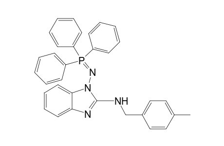 2-(4-Methylbenzyl)amino-1-triphenylphosphoranylideneaminobenzimidazole