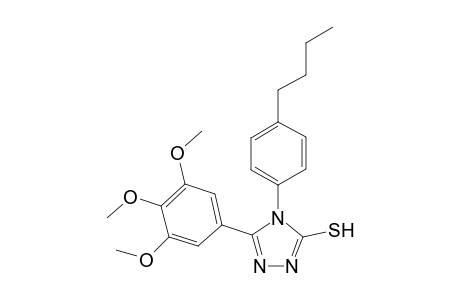 4-(4-butylphenyl)-5-(3,4,5-trimethoxyphenyl)-4H-1,2,4-triazole-3-thiol