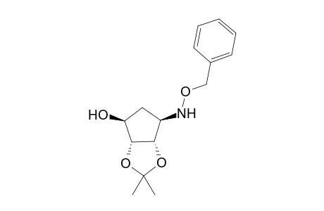 (1S,2R,3S,4R)-4-O-Benzylhydroxyamino-2,3-isopropylidene-1,2,3-cyclopentanetriol