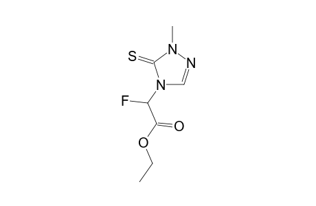 Ethyl 2-fluoro-2-(1-methyl-5-thioxo-1,5-dihydro-4H-1,2,4-triazol-4-yl)acetate