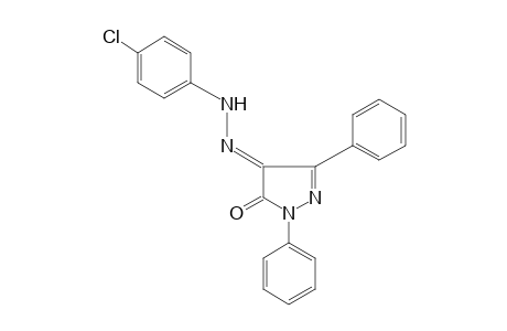 1,3-Diphenylpyrazole-4,5-dione, 4-[(p-chlorophenyl)hydrazone]