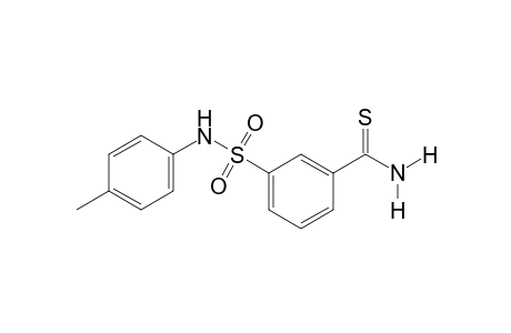 m-(p-Tolylsulfamoyl)thiobenzamide