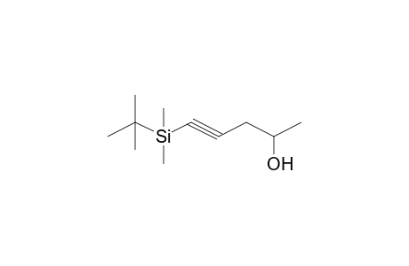1-Pentyn-4-ol, 1-(tert-butyldimethylsilyl)-