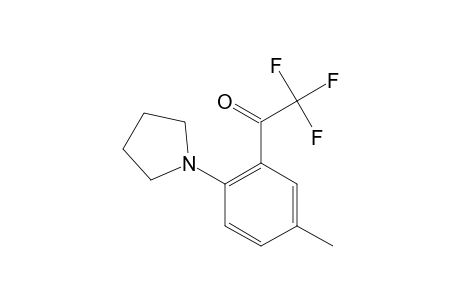 5'-methyl-2'-(1-pyrrolidinyl)-2,2,2-trifluoroacetophenone