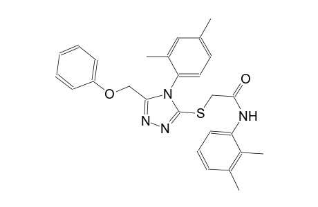 N-(2,3-dimethylphenyl)-2-{[4-(2,4-dimethylphenyl)-5-(phenoxymethyl)-4H-1,2,4-triazol-3-yl]sulfanyl}acetamide