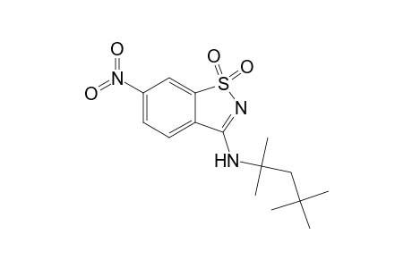 (1,1-diketo-6-nitro-1,2-benzothiazol-3-yl)-(1,1,3,3-tetramethylbutyl)amine