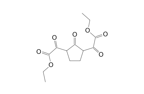 1,3-Cyclopentanediglyoxylic acid, 2-oxo-, diethyl ester