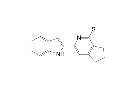 2-(1-Methylthio-6,7-dihydro-5H-[2]pyrindin-3-yl)-1H-indole