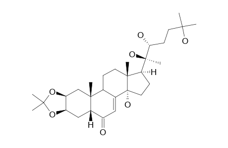 2,3-O-ISOPROPYLIDENE-20-HYDROXYECDYSONE