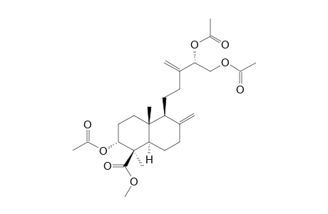 METHYL-14S-3-ALPHA,14,15-TRIACETOXY-LABD-8(17),13(16)-DIEN-19-OATE