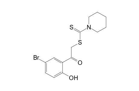 5'-bromo-2'-hydroxy-2-mercaptoacetophenone, 2-(1-piperidinecarbodithioate)