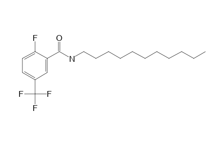 Benzamide, 2-fluoro-5-trifluoromethyl-N-undecyl-