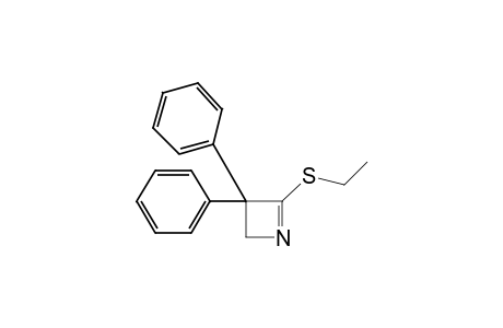 3,3-diphenyl-2-(ethylthio)-1-azetine