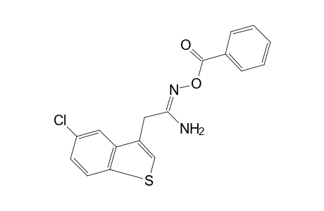 O-benzoyl-5-chlorobenzo[b]thiophene-3-acetamidoxime