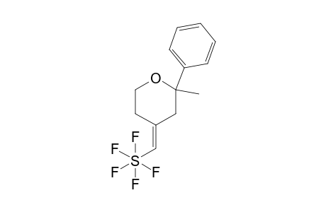 (E)-2-Methyl-4-((pentafluoro-.lambda.6-sulfaneyl)methylene)-2-phenyltetrahydro-2H-pyran