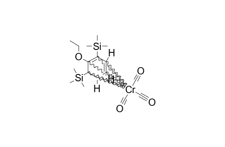 Tricarbonyl[.eta.(6)-1-ethoxy-2,6-bis(trimethylsilyl)benzene]chromium(0)