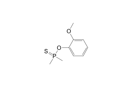 Phosphinothioic acid, dimethyl-, O-(2-methoxyphenyl) ester