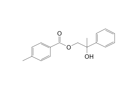 Benzoic acid, 4-methyl-, 2-hydroxy-2-phenylpropyl ester
