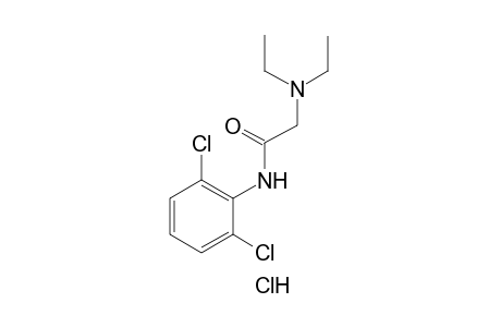 2',6'-dichloro-2-(diethylamino)acetanilide, hydrochloride