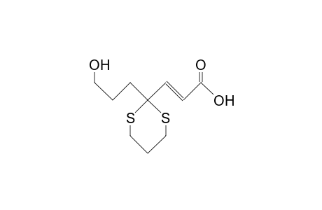 trans-2-(3-hydroxypropyl)-m-dithiane-2-acrylic acid