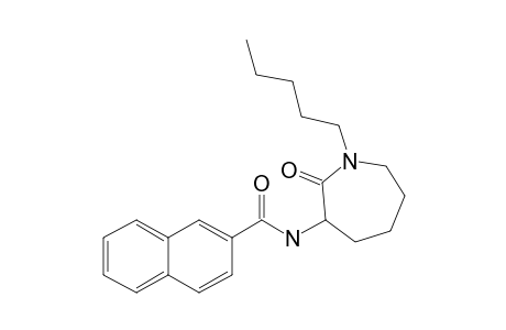 N-(2-oxo-1-Pentylazepan-3-yl)-2-naphthamide