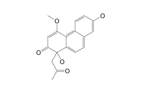 1,7-Dihydroxy-4-methoxy-1-(2-oxopropyl)-1H-phenanthren-2-one