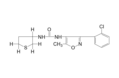 1-[3-(o-chlorophenyl)-5-methyl-4-isoxazolyl]-3-(tetrahydro-3-thienyl)urea