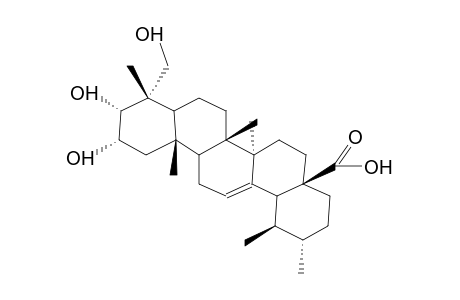 2alpha,3alpha,23-TRIHYDROXYURS-12-EN-28-OIC ACID