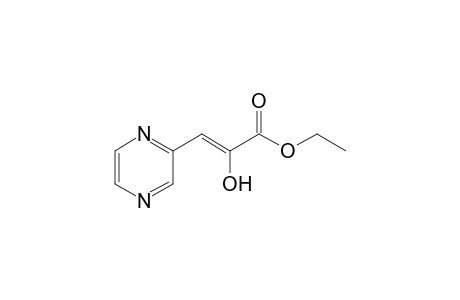 2-Propenoic acid, 2-hydroxypyrazinyl-, ethyl ester