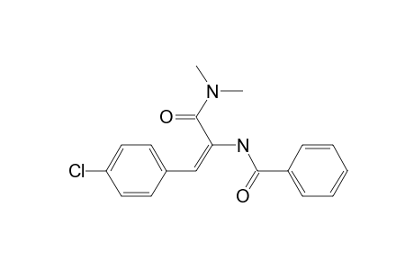 2-Benzoylamino-3-(4-chlorophenyl)-N,N-dimethylpropenamide