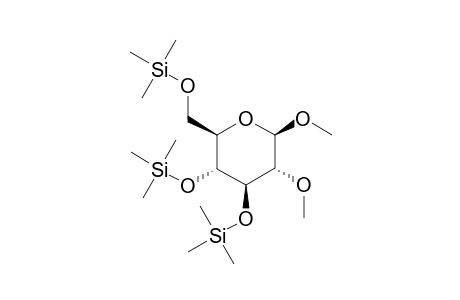 Methyl 2-O-methyl-per(trimethylsilyl)-.alpha.-D-glucopyranoside