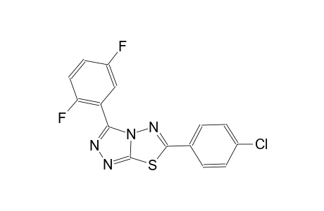 [1,2,4]triazolo[3,4-b][1,3,4]thiadiazole, 6-(4-chlorophenyl)-3-(2,5-difluorophenyl)-