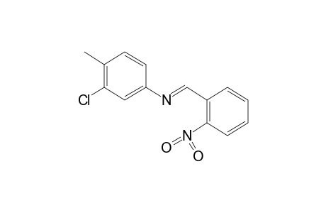 3-chloro-N-(o-nitrobenzylidene)-p-toluidine