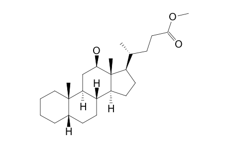 12-beta-Hydroxy-5-beta-cholsaeuremethylester