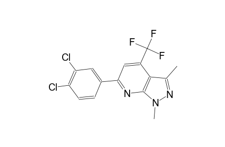 6-(3,4-dichlorophenyl)-1,3-dimethyl-4-(trifluoromethyl)-1H-pyrazolo[3,4-b]pyridine