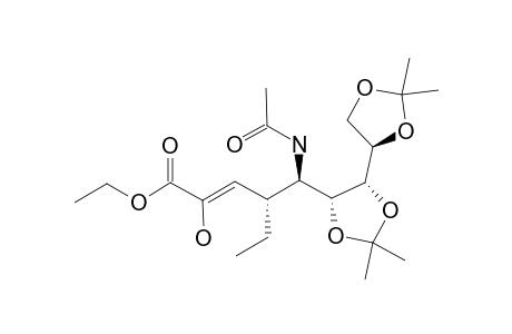 ETHYL_5-ACETAMIDO-3,4,5-TRIDEOXY-4-ETHYL-6,7:8,9-DI-O-ISOPROPYLIDENE-D-GLYCERO-D-TALO-NON-3-ENONATE