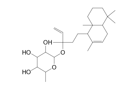 Labda-7,14-dien-13(r)-ol-.beta.-d-fucopyranoside