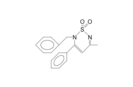 2-Benzyl-3-phenyl-5-methyl-1,2,6-thiadiazine-1,1-dioxide