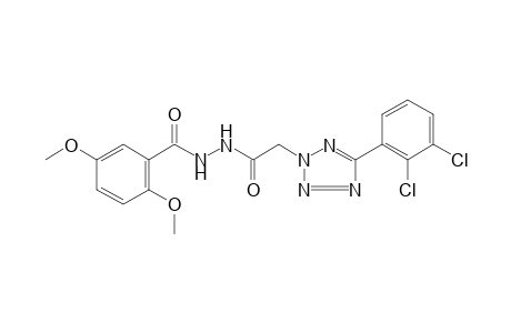 1-{[5-(2,3-dichlorophenyl)-2H-tetrazol-2-yl]acetyl}-2-(2,5-dimethoxybenzoyl)hydrazine