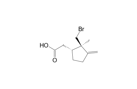 (1R-trans)-2-(Bromomethyl)-2-methyl-3-methylenecyclopentaneacetic acid