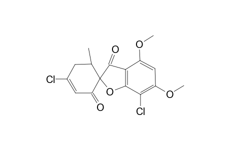 Spiro[benzofuran-2(3H),1'-[3]cyclohexene]-2',3-dione, 4',7-dichloro-4,6-dimethoxy-6'-methyl-