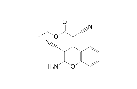 Ethyl (2-amino-3-cyano-4H-chromen-4-yl)cyanoacetate