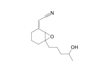 (2Z)-2-[6-(4-hydroxypentyl)-7-oxabicyclo[4.1.0]heptan-2-ylidene]acetonitrile