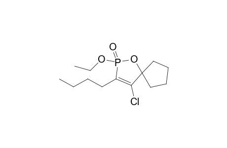 3-Butyl-4-chloro-2-ethoxy-1-oxa-2-phosphaspiro[4.4]non-3-ene 2-Oxide